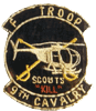 F Troop 9th Cavalry Unit Patch