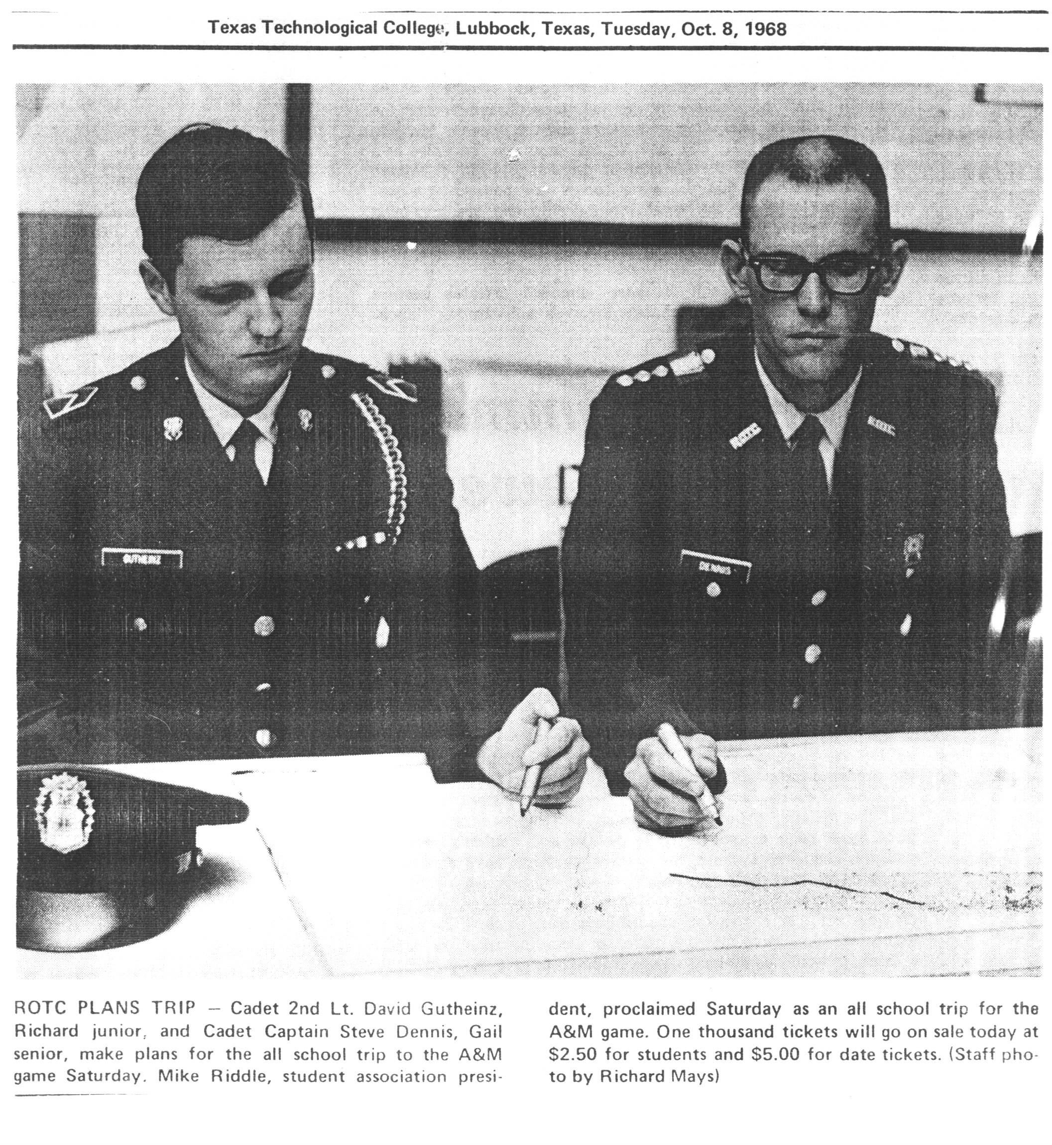 Dennis in TTU ROTC