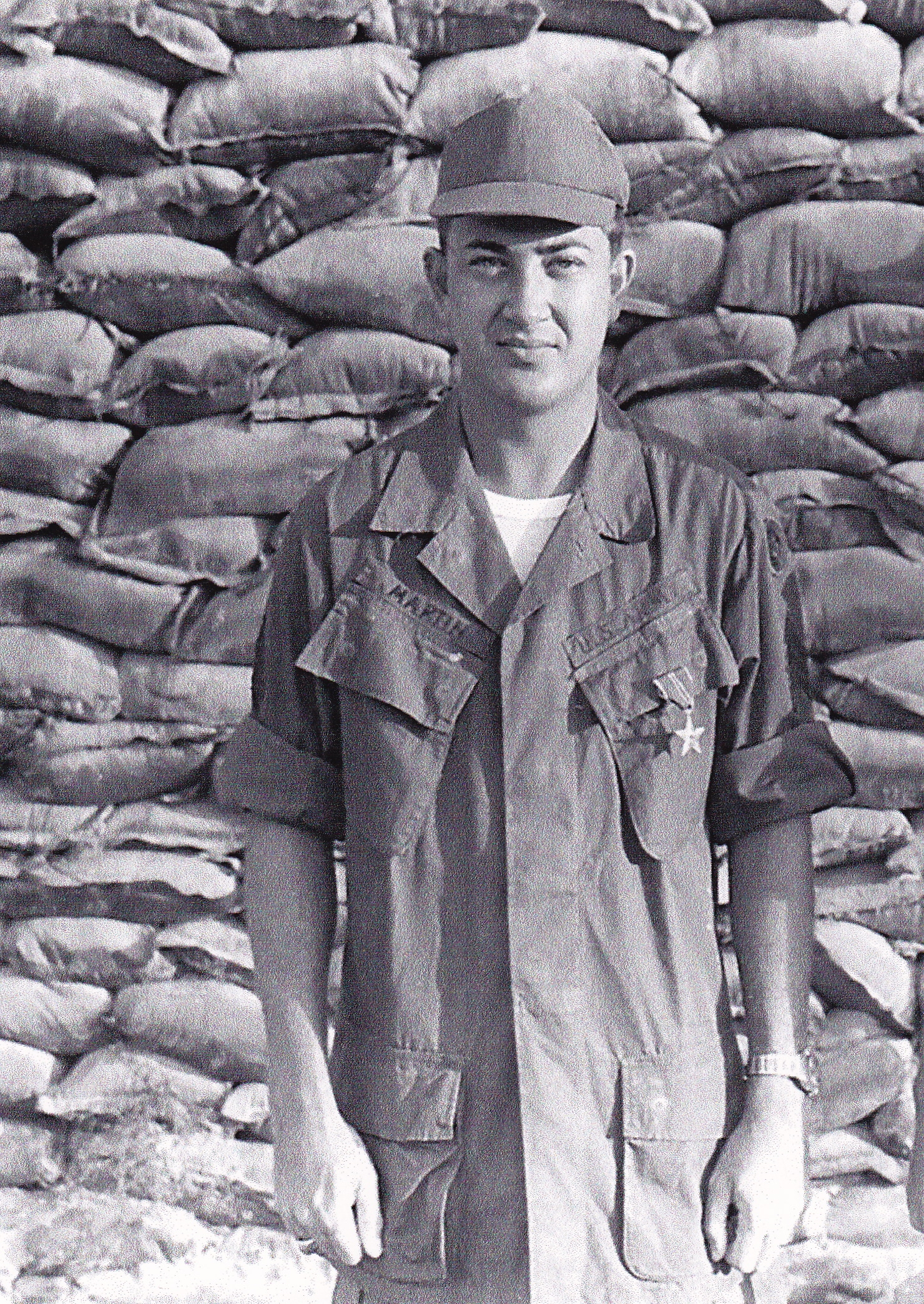 Danny Martin with Bronze Star Medal