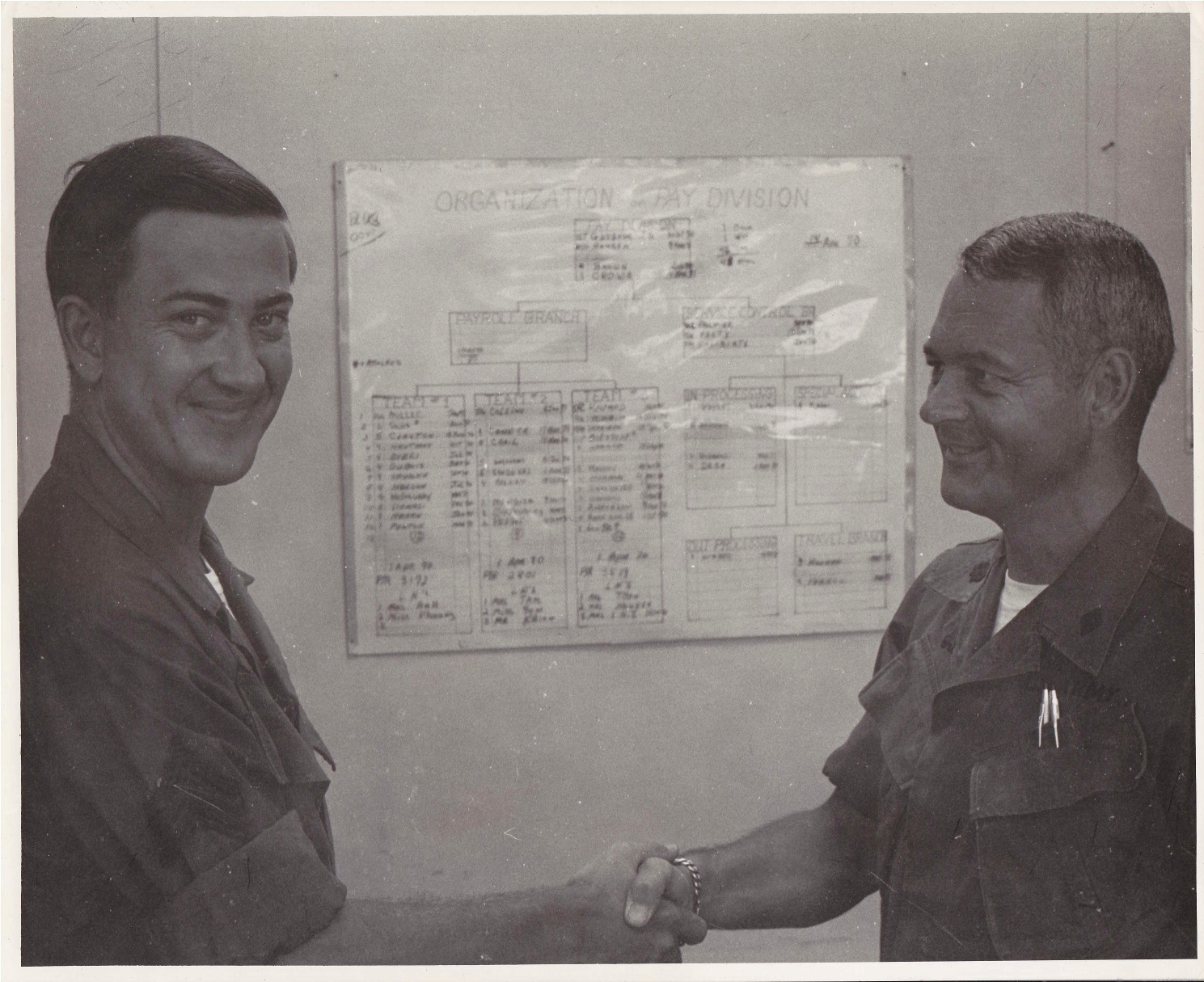 Danny Martin with Colonel Gabriel