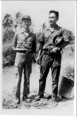 Photo of Released Political Prisoner with fellow ARVN