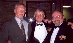 The Vietnam Center Amigos. David Shelly, vice-president; Jim Reckner, director; Phil Price, president