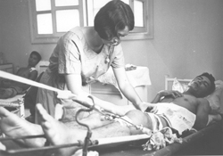 Australian nurse Josephine Champion at Bien Hoa provincial hospital