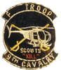 F Troop 9th Cavalry Unit Patch 