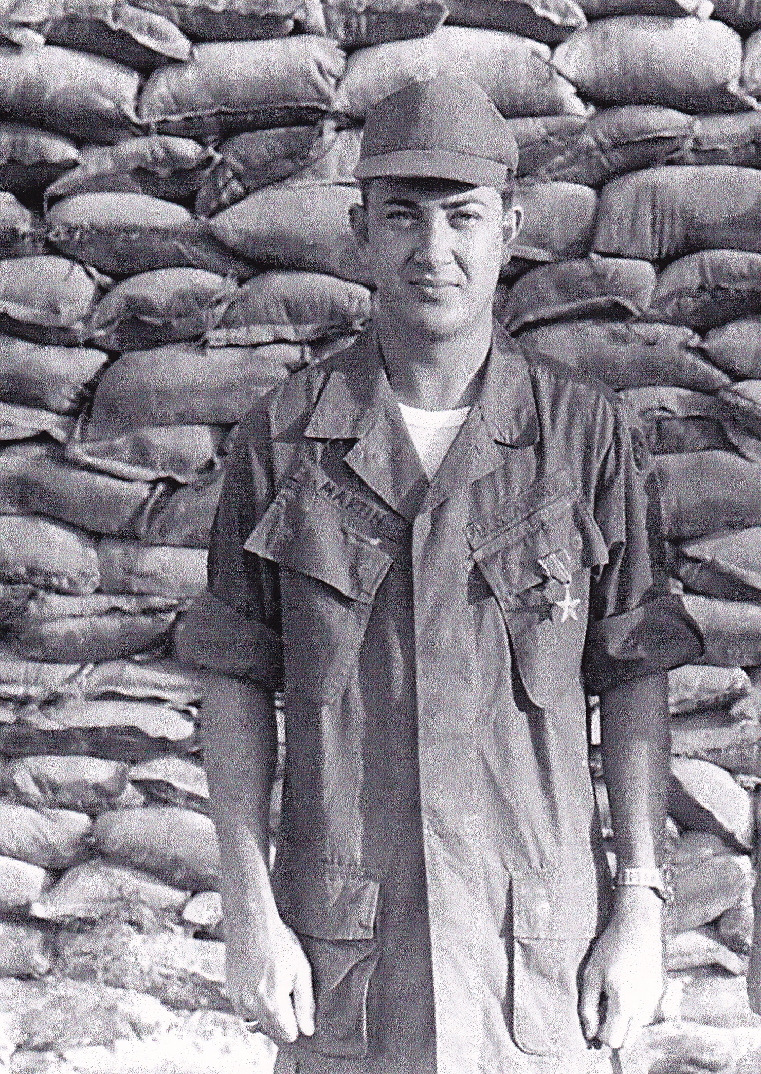 Danny Martin with Bronze Star Medal 