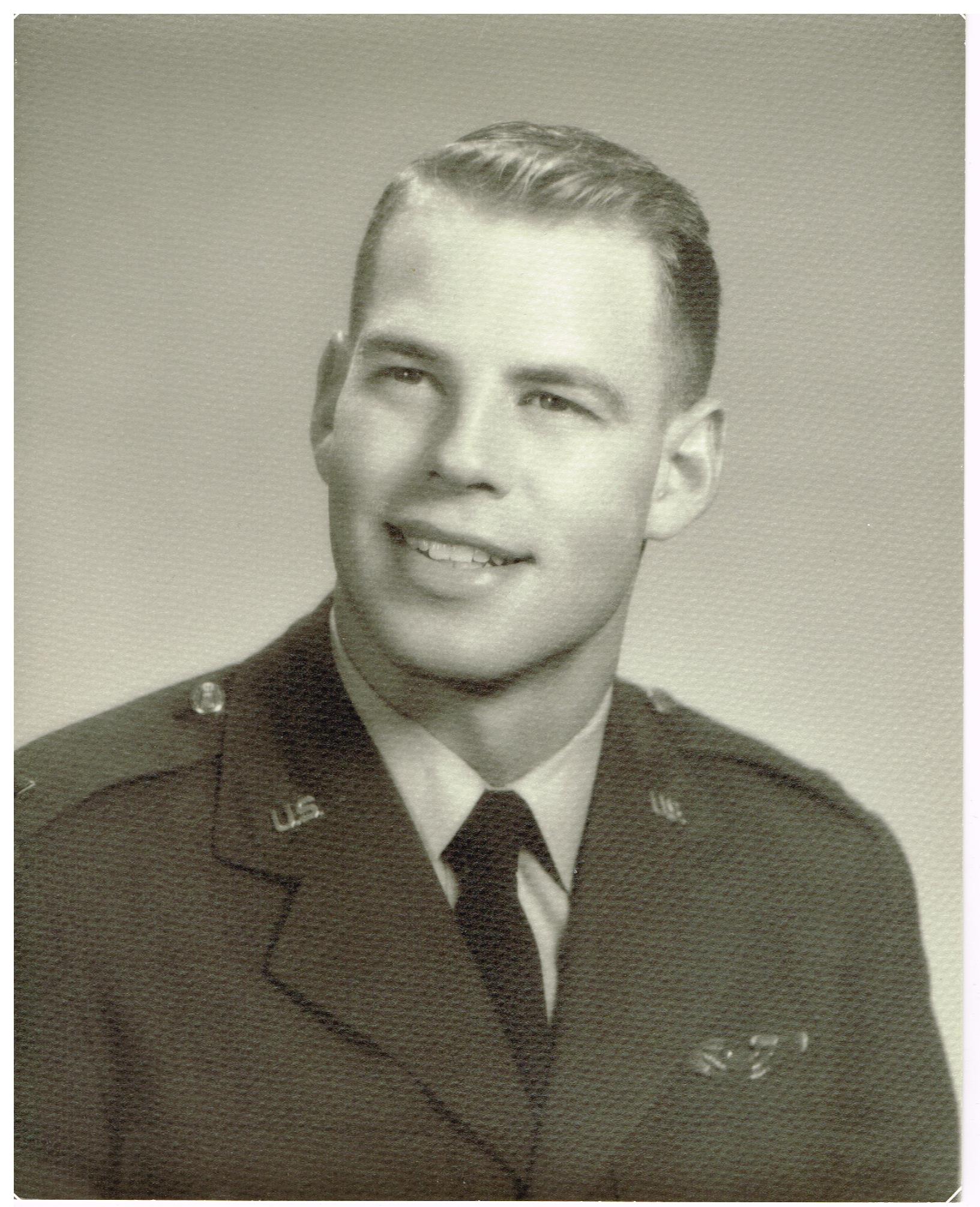 William D. 'Bill' Scott with his Air Force Wings.  December 7, 1962 