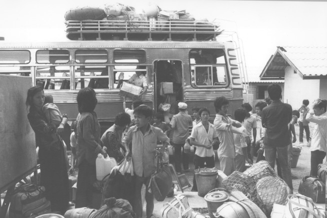 Move from Skihiu to Phanat Nikhom.: Douglas Pike Photograph Collection [VA001700]